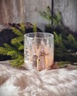 Lysglass krakelert jul nostalgi barn thumbnail