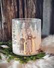Lysglass krakelert jul nostalgi barn thumbnail