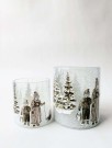 Lysglass krakelert jul nostalgi barn thumbnail