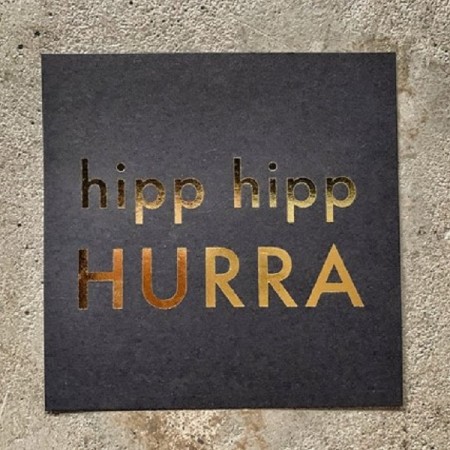 Gratulasjonskort Hipp hipp Hurra