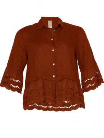 Mille bluse  Bombay brun - Moment 