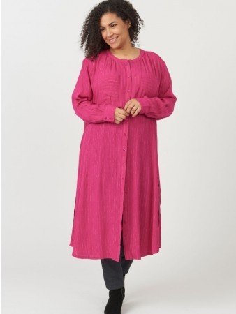 Netty skjortekjole Rosa - Adia