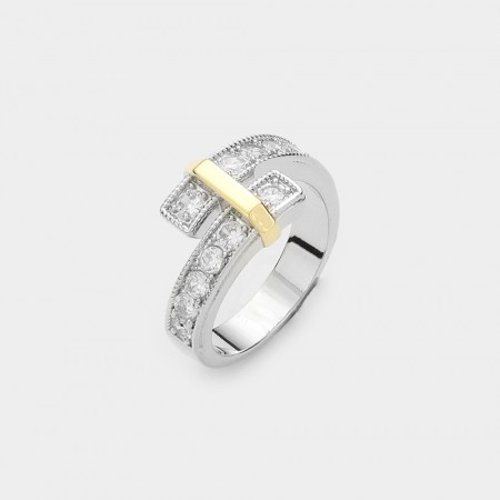 Ring med CZ sten