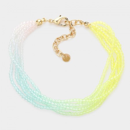 Armbånd perler Gull